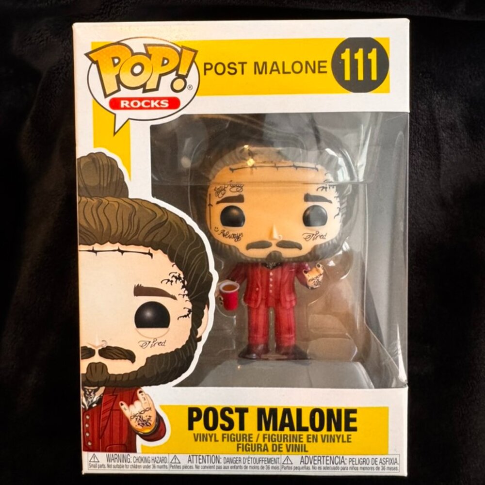 Funko Pop Rocks Post Malone #111 Beerbongs & Bentleys – New